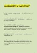 CMHT Exam 1 Questions with Verified Answers - Diversity & Inclusion