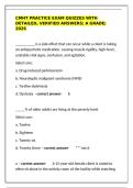 CMHT Practice Exam Quizzes 2026&colon; Verified Answers & A-Grade Study Guide