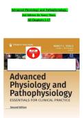 Advanced Physiology and Pathophysiology Essentials for Clinical Practice 1st Edition Tkacs Test Bank -Questions with Answer Key At the end of Every Chapter