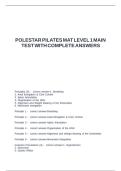 Polestar Pilates Mat Level 1 Exam &ndash; Complete Test with Answers 2026
