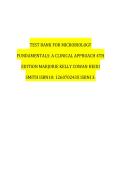 Test Bank for Microbiology Fundamentals&colon; A Clinical Approach 4th Edition by Marjorie Kelly Cowan & Heidi Smith &vert; ISBN-10&colon; 126070243X &vert; ISBN-13&colon; 9781260702431 &vert; Complete Chapter Questions & Verified Answers