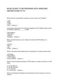 MCSA GUIDE TO NETWORKING WITH WINDOWS SERVER EXAM 70-741
