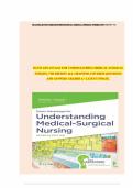 Davis Advantage for Understanding Medical-Surgical Nursing &ndash; 7th Edition &ndash; Complete Test Bank for All Chapters&comma; A&plus; Graded Questions and Answers