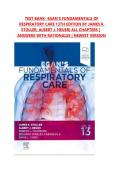 Test Bank &ndash; Egan&rsquo;s Fundamentals of Respiratory Care 13th Edition &ndash; Stoller & Heuer &ndash; All Chapters&comma; Answers with Rationales