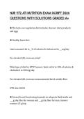 NUR 1172 ATI NUTRITION EXAM SCRIPT 2026 QUESTIONS WITH SOLUTIONS GRADED A&plus;