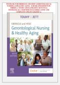 Gerontological Nursing Test Bank &vert; Ebersole & Hess' Healthy Aging&comma; 6th Ed&period;