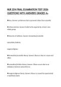 NUR 2214 FINAL EXAMINATION TEST 2026 QUESTIONS WITH ANSWERS GRADED A&plus;
