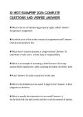 JD NEXT EXAMPREP 2026 COMPLETE QUESTIONS AND VERIFIED ANSWERS