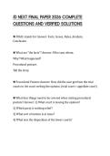 JD NEXT FINAL PAPER 2026 COMPLETE QUESTIONS AND VERIFIED SOLUTIONS