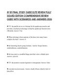 JR 101 FINAL STUDY GUIDE ELITE REVIEW FULLY SOLVED EDITION COMPREHENSIVE REVIEW GUIDE WITH SCENARIOS AND ANSWERS 2026