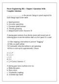 Power Engineering 3B2 - Chapter 2 Questions With Complete Solutions