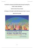 Test Bank for Community And Public Health Nursing&colon; Promoting The Public&rsquo;s Health 10th Edition By Cherie Rector&semi; Mary Jo Stanley &vert;All Chapters &lpar;1-30&rpar; &vert; Grade A&plus; Assured &vert;ISBN 9781975123048