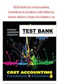 Test Bank for Cost Accounting&colon; Foundations & Evolutions&comma; 10th Edition by Kinney&comma; Raiborn & Dragoo &vert; All Chapters 1&ndash;19 Covered