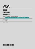 AQA GCSE FRENCH PAPER 3 QUESTIONS JUNE 2025