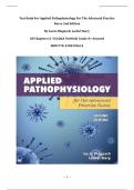 Test Bank For Applied Pathophysiology For The Advanced Practice Nurse 2nd Edition By Lucie Dlugasch&semi; Lachel Story &vert;All Chapters &lpar;1-14&rpar; &vert; Grade A&plus; Assured &vert;ISBN 978-1284255614