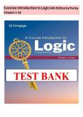 BRAND NEW TESTBANK Concise Introduction to Logic14th Edition by Hurley Chapter 1-14  ISBN 9780357798683