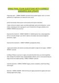 NR602 FINAL EXAM QUESTIONS WITH CORRECT ANSWERS 2026 UPDATE