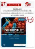 TEST BANK  MCCANCE & HUETHER&rsquo;S PATHOPHYSIOLOGY&colon; THE BIOLOGIC BASIS FOR DISEASE IN ADULTS AND CHILDREN &lpar;9TH&rpar; BY JULIA ROGERS