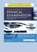Seidel&rsquo;s Guide to Physical Examination&comma; 9th Edition &ndash; Complete Test Bank for All Chapters ALL VARIFIED