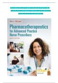 Complete Test Bank For Pharmacotherapeutics for Advanced Practice Nurse Prescribers&comma; 6th Edition by Woo & Robinson All 57 Chapters Fully Covered With Questions And Verified Solutions With  Rationales And Case Study&period;&period;