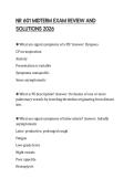 NR 601 MIDTERM EXAM REVIEW AND SOLUTIONS 2026