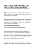 NR 222 EXAM BUNDLED QUESTIONS 2026 WITH COMPLETE SOLUTIONS GRADED A&plus;