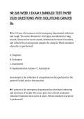 NR 228 WEEK 1 EXAM 1 BUNDLED TEST PAPER 2026 QUESTIONS WITH SOLUTIONS GRADED A&plus;