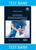 Nursing Fundamentals TEST BANK 2E NCLEX PDF &lpar;NURS 101&rpar; Questions & Rationales &lpar;Open RN&comma; Ernstmeyer & Christman&rpar;