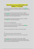 MAE 364 Review Exam QUESTIONS AND  CORRECT ANSWERS