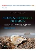 Test Bank for Medical-Surgical Nursing&colon; Focus on Clinical Judgment 3rd Edition by Linda Honan&vert;&vert;Latest 2026&period;