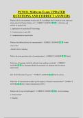 PCM II- Midterm Exam UPDATED  QUESTIONS AND CORRECT ANSWERS