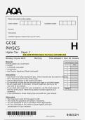 AQA GCSE PHYSICS Higher Tier Paper 2 QP JUNE 2025