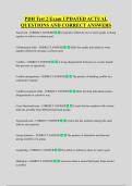 PDH Test 2 Exam UPDATED ACTUAL  QUESTIONS AND CORRECT ANSWERS