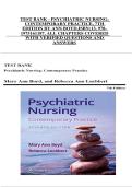 Psychiatric Nursing&colon; Contemporary Practice &lpar;7th Edition&rpar; &ndash; Ann Boyd &vert; ISBN 978-1975161187 &vert; Complete Test Bank with Verified Questions and Answers
