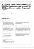 NR 222- exam 1 practice questions EXAM &lpar;2026&rpar; UPDATE Verified Questions And Answers &vert; With 100&percnt; Correct Answers graded A&plus; Guaranteed Success&excl;&excl;