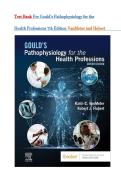 Test Bank For Gould's Pathophysiology for the Health Professions 7th Edition VanMeter and Hubert&vert;&vert;latest 2026