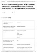 NSG-318 Exam 2 Exam &lpar;updated 2026&rpar; Questions & Answers &vert; Latest Already Graded A&plus; UPDATE &vert;2026 NSG 318 EXAM 2 &vert; PHARMACOLOGY EXAM