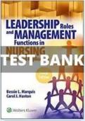 Leadership Roles and Management Functions in Nursing 10th Edition Marquis Huston Test Bank