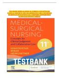 TEST BANK FOR Medical-Surgical Nursing&colon; Concepts for Clinical Judgment and Collaborative Care 11th edition by Donna D&period; Ignatavicius ISBN&colon; 978-0323878265 COMPLETE GUIDE WITH RATIONALES 100&percnt; VERIFIED A&plus; GRADE ASSURED&excl;&excl;&excl;&excl;NEW LATEST UPDATE&excl;&excl;&excl;&excl;&excl;&excl;