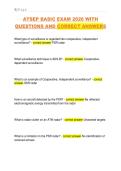 ATSEP BASIC EXAM 2026 WITH  QUESTIONS AND CORRECT ANSWERS 