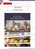 Accounting Information Systems &lpar;3rd Edition&comma; Vernon Richardson&rpar; &ndash; Verified Test Bank & Complete Study Guide &lpar;Chapters 1&ndash;18&rpar;