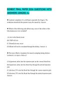 BONENT FINAL PAPER 2026 QUESTIONS WITH ANSWERS GRADED A&plus;