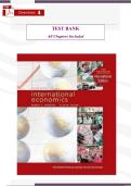 International Economics &lpar;2nd Edition&comma; Robert C&period; Feenstra&rpar; &ndash; Verified Test Bank & Complete Study Guide &lpar;All Chapters Included&rpar;
