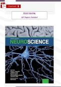 Neuroscience &lpar;7th Edition&comma; Dale Purves&rpar; &ndash; Verified Test Bank & Complete Study Guide &lpar;Chapters 1&ndash;34&comma; A&plus; Updated Version&rpar;