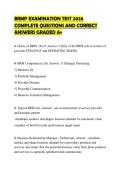 BRMP EXAMINATION TEST 2026 COMPLETE QUESTIONS AND CORRECT ANSWERS GRADED A&plus;