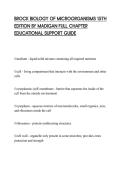 BROCK BIOLOGY OF MICROORGANISMS 15TH EDITION BY MADIGAN FULL CHAPTER EDUCATIONAL SUPPORT GUIDE