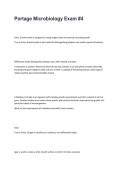 Portage Learning Microbiology Exam 4 2026&sol;2027 &ndash; Practice Questions with Answers