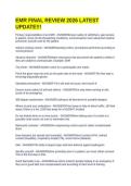 EMR FINAL REVIEW 2026 LATEST UPDATE&excl;&excl;&excl;