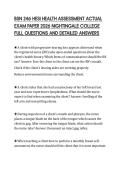 BSN 246 HESI HEALTH ASSESSMENT ACTUAL EXAM PAPER 2026 NIGHTINGALE COLLEGE FULL QUESTIONS AND DETAILED ANSWERS