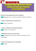 APEA 3P High Stakes Study Guide Exam Contains Questions with Verified Answers Passing Score&colon; Guarantee 